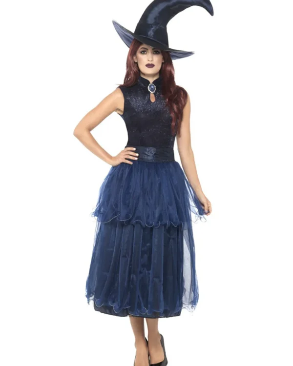 Smiffys Deluxe Midnight Witch Womens Costume>Women Women's Costumes