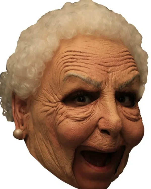 Ghoulish Productions Deluxe Old Lady Mask> Halloween Masks