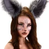 Elope Deluxe Oversized Wolf Ears> Halloween Hats