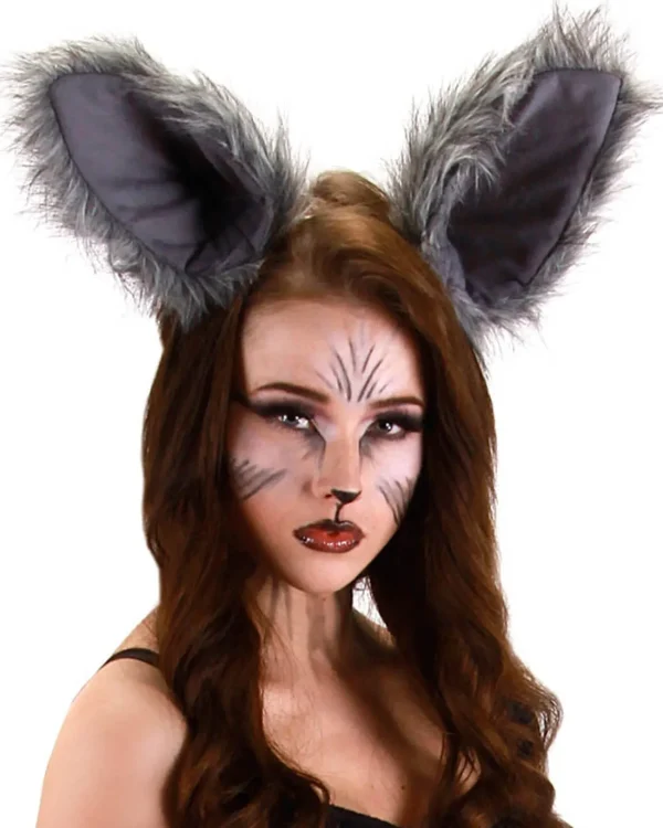 Elope Deluxe Oversized Wolf Ears> Halloween Hats