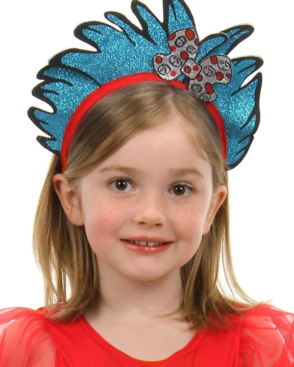 Elope Dr Seuss Cat In The Hat Thing 1 And Thing 2 Glitter Headband> Halloween Hats