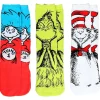 Elope Dr Seuss Characters Adult Crew Sock Set 3 Pack> Halloween Hosiery