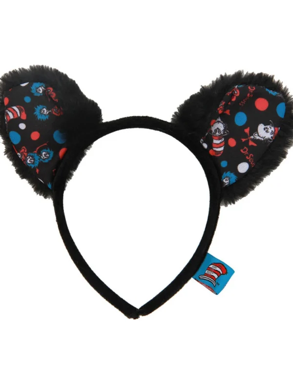 Elope Dr Seuss The Cat In The Hat Pattern Ears Headband> Halloween Hats