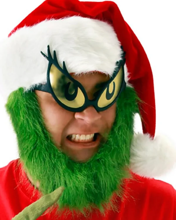 Elope Dr Seuss The Grinch Hat With Attached Beard> Halloween Hats