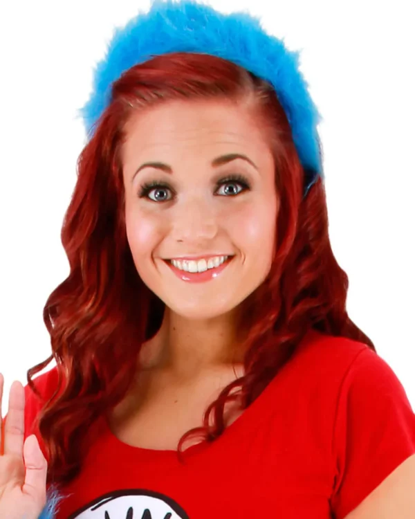 Elope Dr Seuss Thing 1 And Thing 2 Fuzzy Headband> Halloween Hats