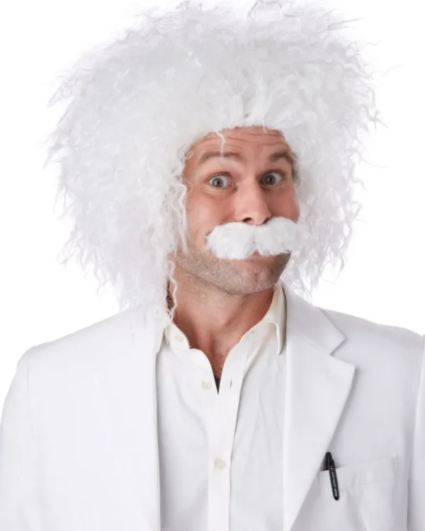 California Costumes Einstein Moustache And White Wig> Halloween Wigs