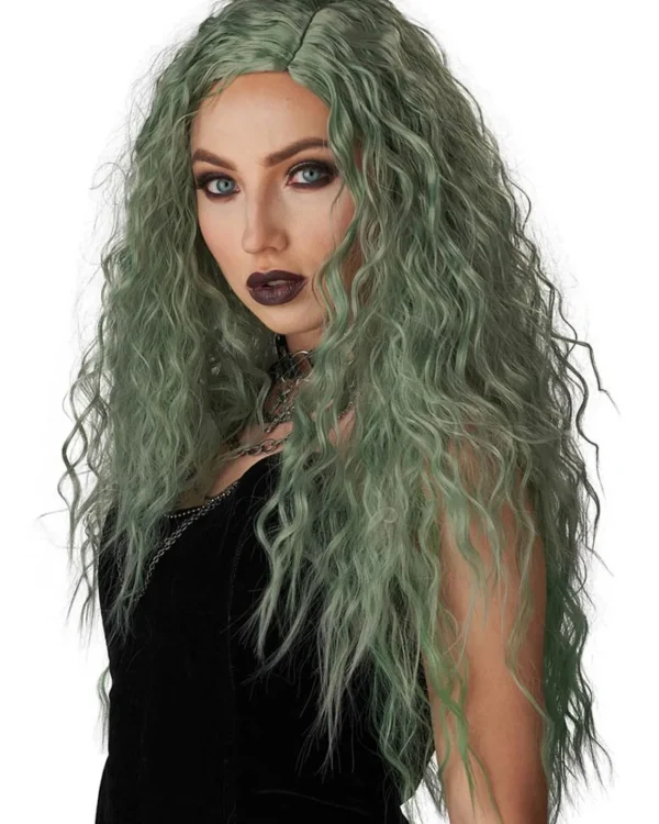 California Costumes Enchanted Waves Green Wig> Wicked Witches