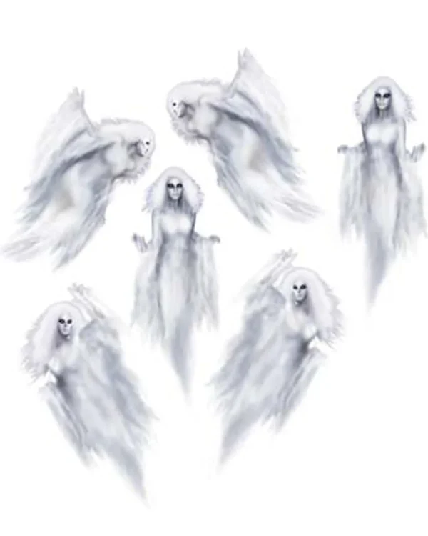 Beistle Ethereal Ghosts Decorations Pack Of 6> Ghosts &Amp; Reapers