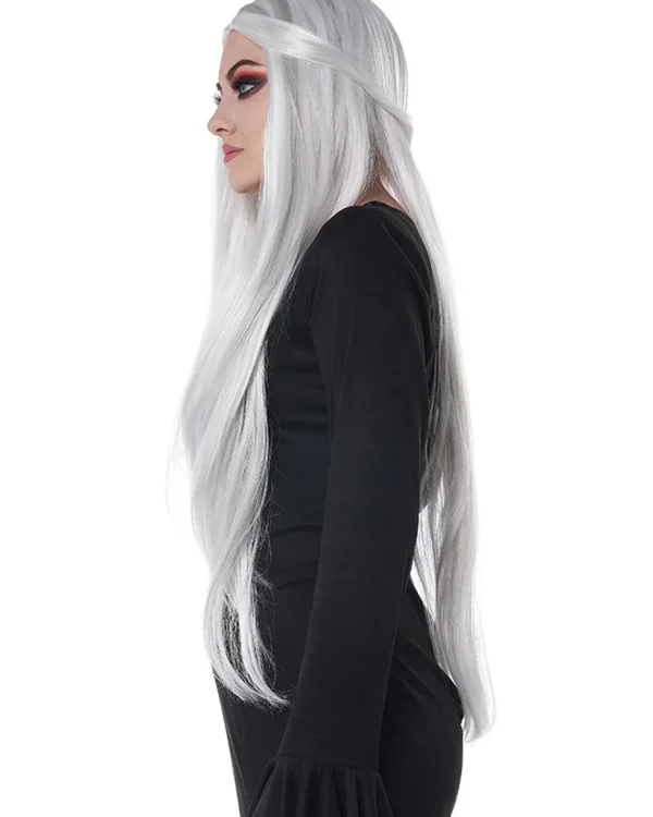 California Costumes Extra Long Cosplay White Wig> Ghosts &Amp; Reapers