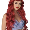 California Costumes Fairytale Mermaid Long Red Wig> Halloween Wigs