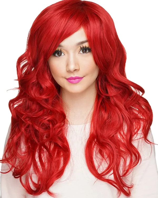 Rockstar Wigs Farrah Siren Red Premium Wig> Halloween Wigs