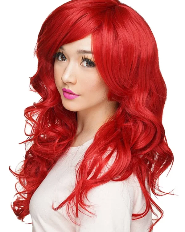 Rockstar Wigs Farrah Siren Red Premium Wig> Halloween Wigs