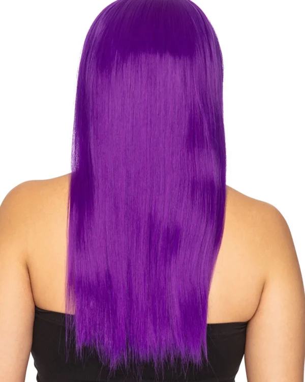 * Fashion Deluxe Amethyst Purple Long Wig> Halloween Accessories