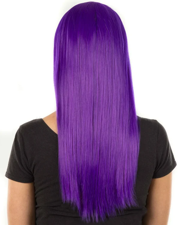 * Fashion Deluxe Amethyst Purple Long Wig> Halloween Accessories