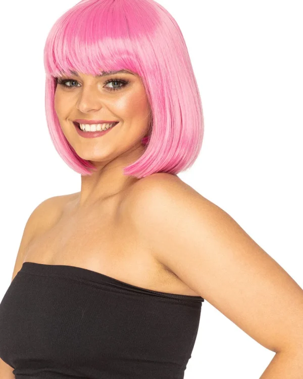 * Fashion Deluxe Candy Pink Bob Wig> Halloween Wigs