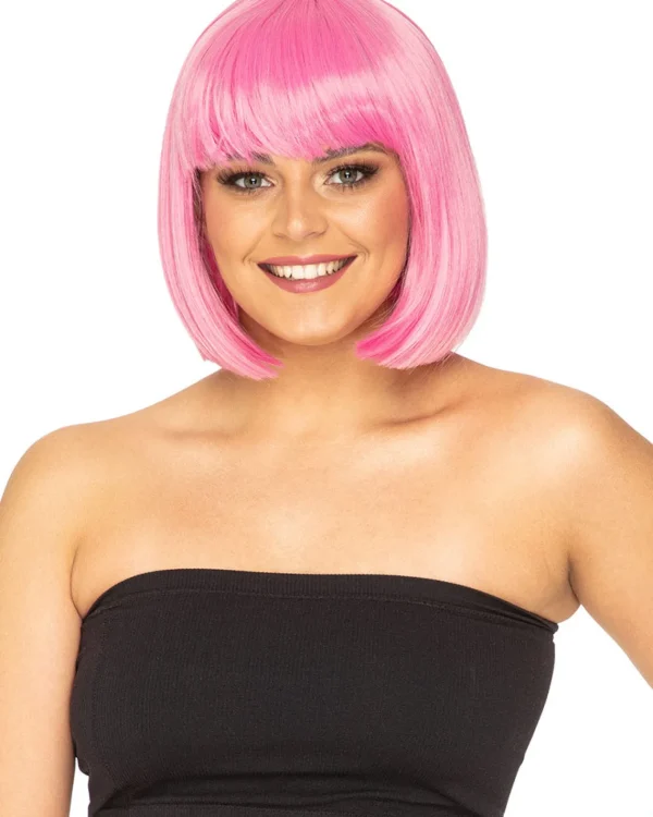 * Fashion Deluxe Candy Pink Bob Wig> Halloween Wigs