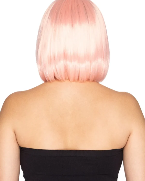 * Fashion Deluxe Fairy Floss Pink Bob Wig> Halloween Wigs