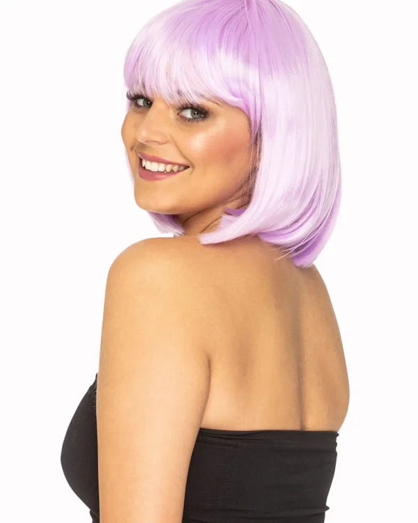 * Fashion Deluxe Frosted Lavender Bob Wig> Halloween Wigs