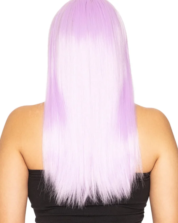 * Fashion Deluxe Frosted Lavender Long Wig> Halloween Wigs