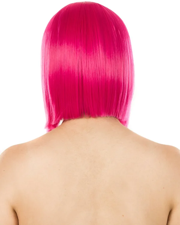 * Fashion Deluxe Fuschia Pink Bob Wig> Halloween Wigs