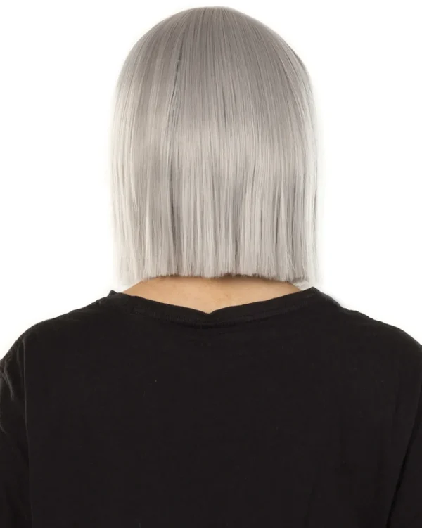 * Fashion Deluxe Grey Bob Wig> Halloween Accessories