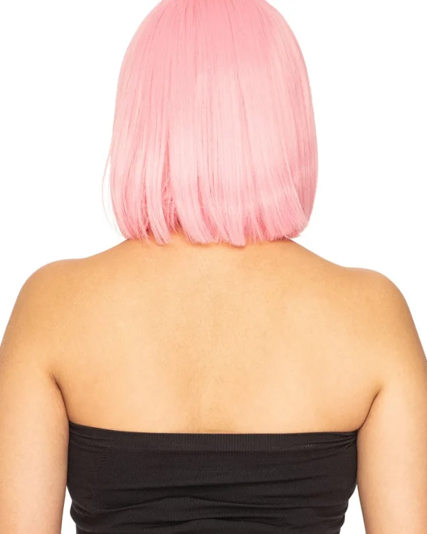 * Fashion Deluxe Musk Stick Pink Bob Wig> Halloween Wigs