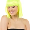 * Fashion Deluxe Neon Yellow Bob Wig> Halloween Wigs