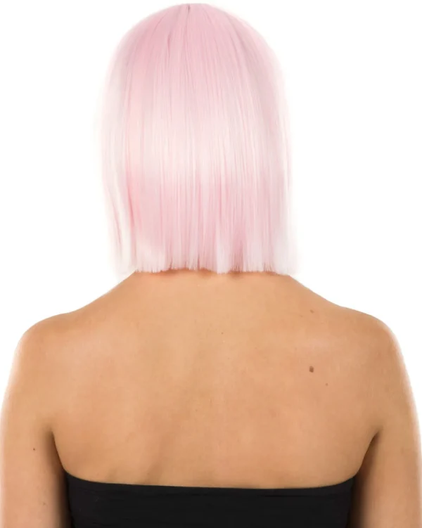 * Fashion Deluxe Pastel Pink Bob Wig> Halloween Wigs