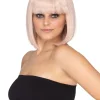 * Fashion Deluxe Platinum Pink Bob Wig> Halloween Wigs