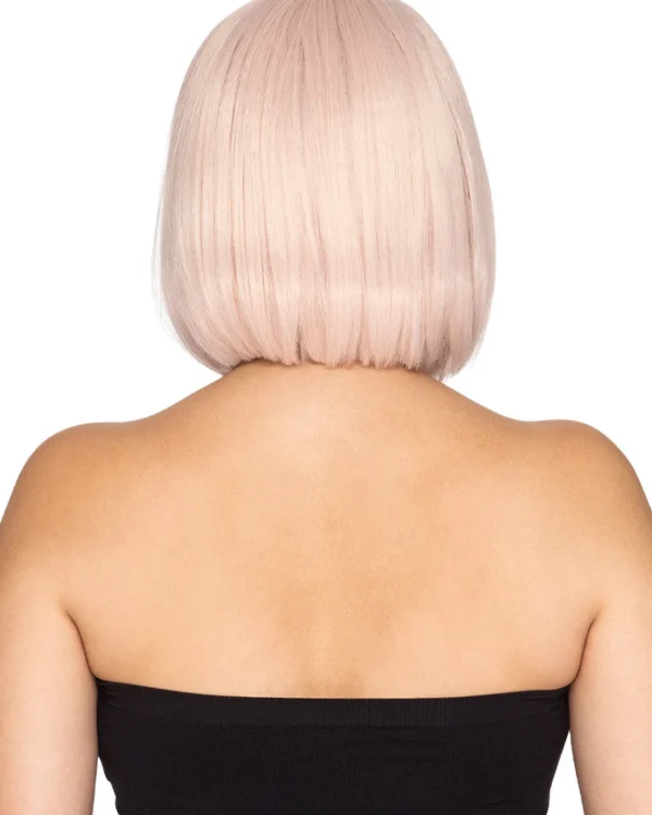 * Fashion Deluxe Platinum Pink Bob Wig> Halloween Wigs