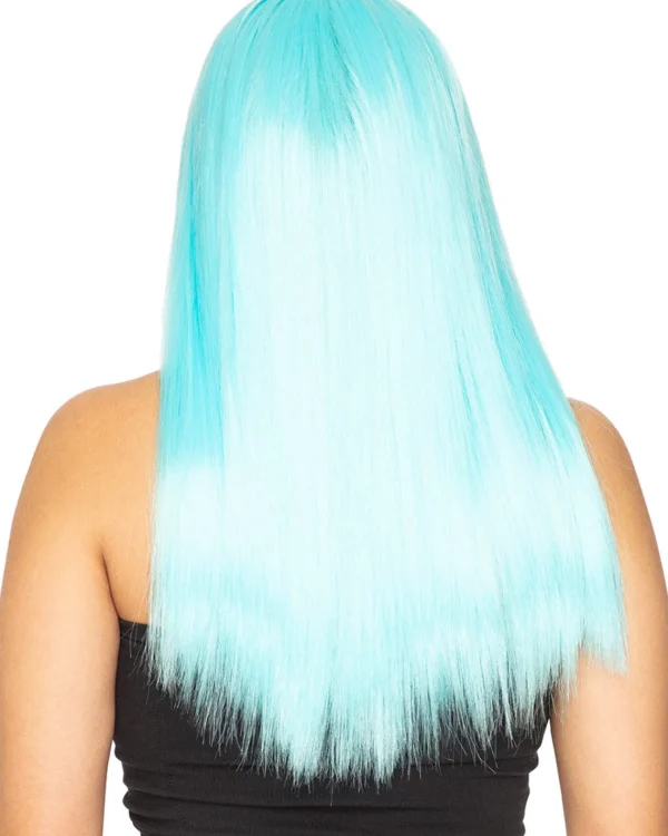 * Fashion Deluxe Soft Teal Long Wig> Halloween Wigs