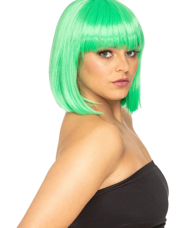 * Fashion Deluxe Spearmint Green Bob Wig> Halloween Wigs