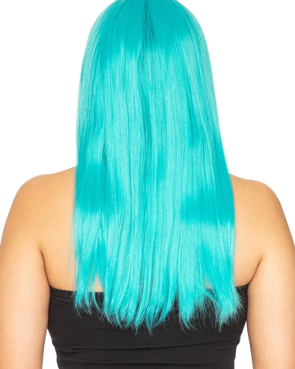 * Fashion Deluxe True Teal Long Wig> Halloween Wigs