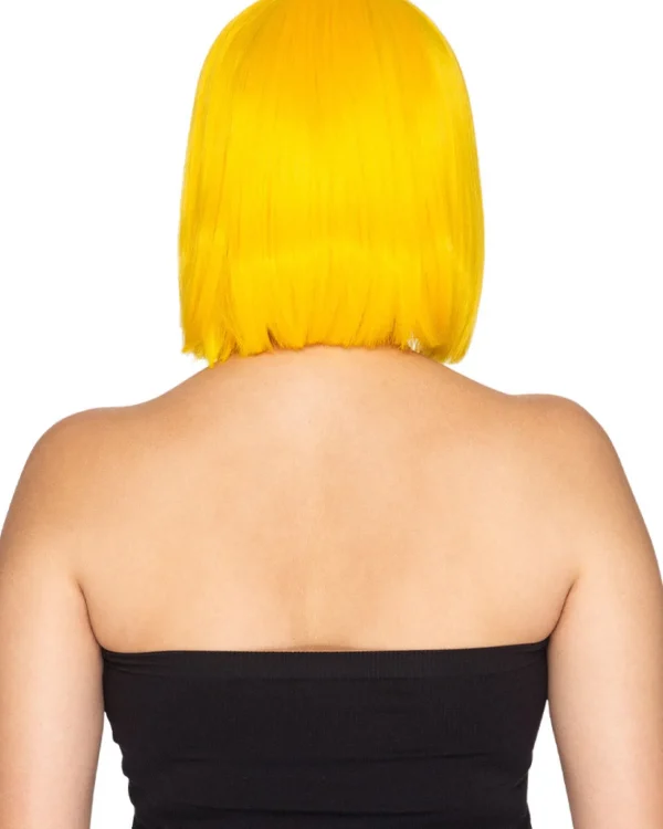 * Fashion Deluxe Yellow Bob Wig> Halloween Wigs