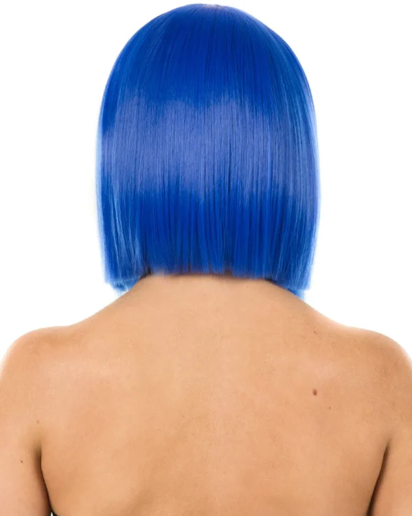 * Fashion Peacock Blue Bob Deluxe Wig> Halloween Accessories