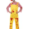 Smiffys Fast Food Kreepy Killer Clown Mens Costume>Men Men's Costumes