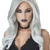 California Costumes Fatal Beauty Grey And White Wig> Halloween Accessories