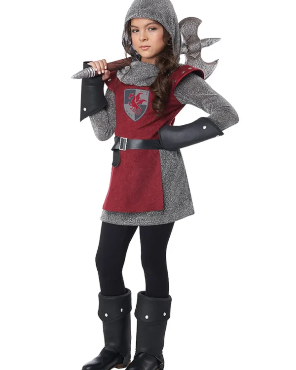 California Costumes Fearless Knight Girls Costume>Kids Kids Costumes