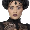 Smiffys Fever Deluxe Rose Embellished Headpiece> Halloween Hats