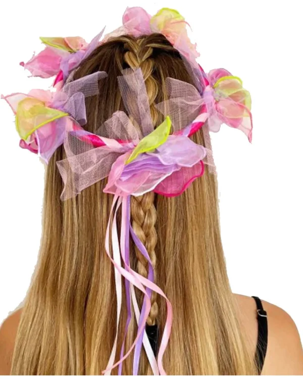 Fairy Girls Flower Pixie Pastel Headpiece> Halloween Hats