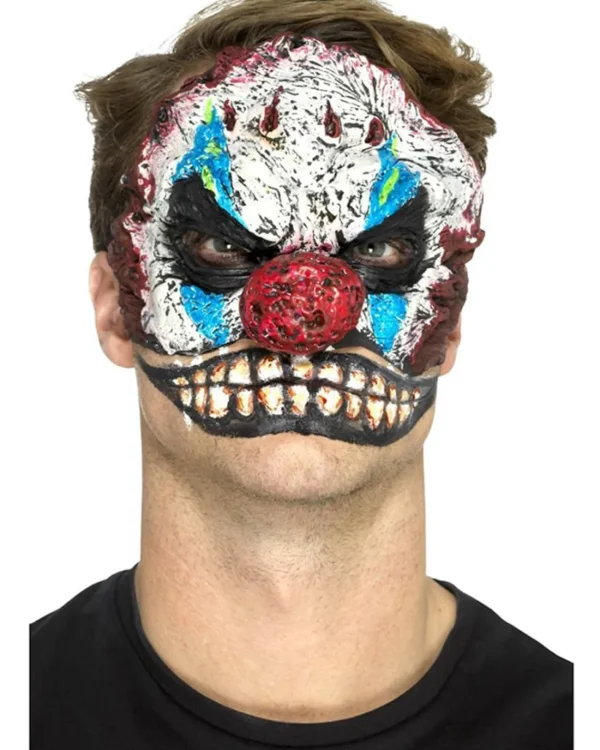 Smiffys Foam Latex Clown Prosthetic Half Mask> Halloween Masks