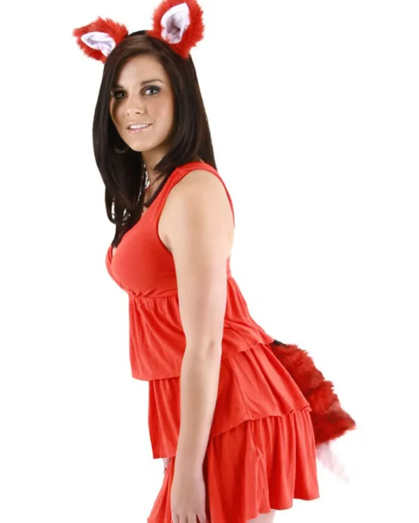 Elope Fox Ears And Tail Set> Halloween Hats