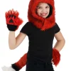 Elope Fox Hood Hands And Tail Set> Halloween Hats