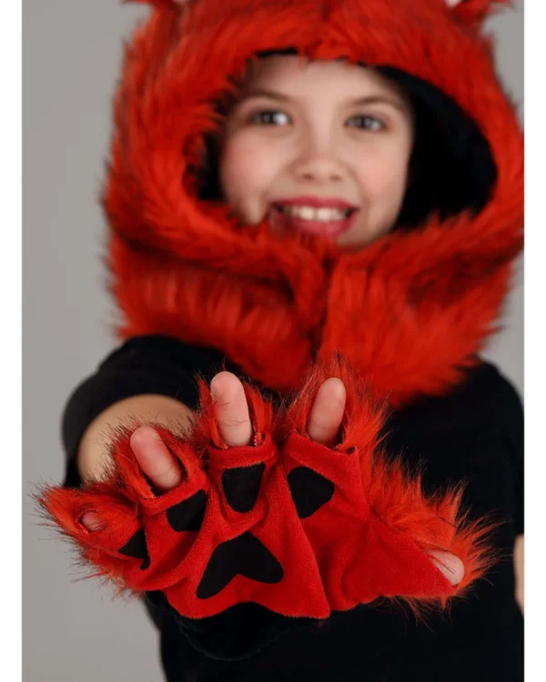 Elope Fox Hood Hands And Tail Set> Halloween Hats