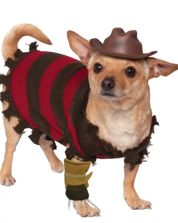 Rubies Freddy Krueger Pet Costume> Horror Movies