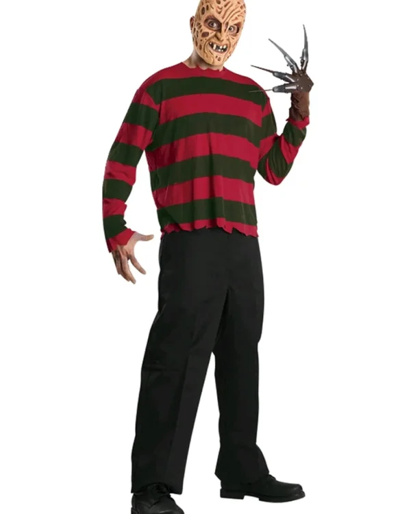 Rubies Freddy Krueger Shirt And Mask Adult Costume>Men Men's Costumes