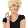 * Funky Blonde Curly Wig> Halloween Wigs