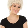 * Funky Platinum Blonde Curly Wig> Halloween Wigs