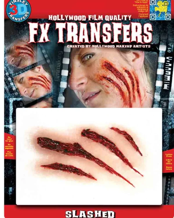 Tinsley Transfers Fx Transfer Medium Slashed Flesh> Halloween Accessories