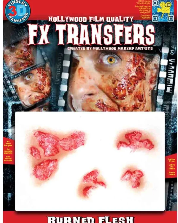 Tinsley Transfers Fx Transfers Medium Burned Flesh> Halloween Accessories